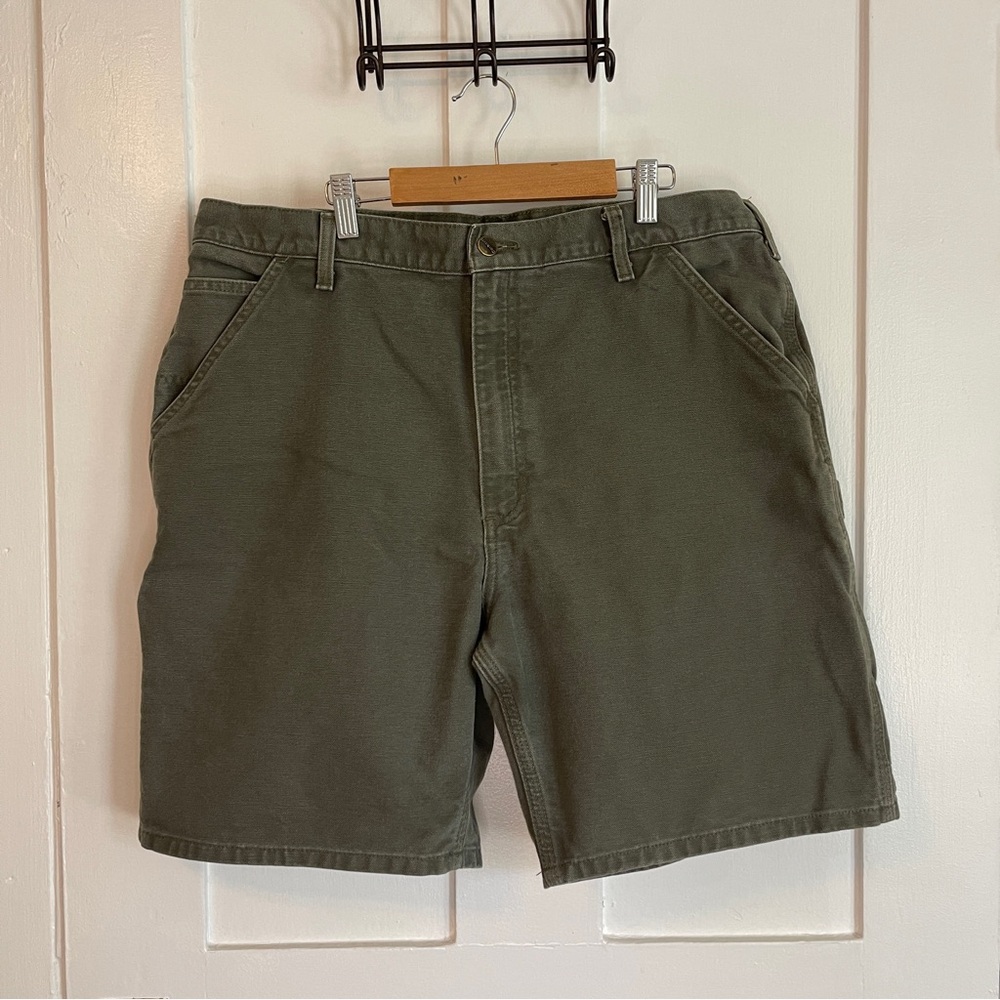 Carhartt Olive Green Men’s Work Shorts